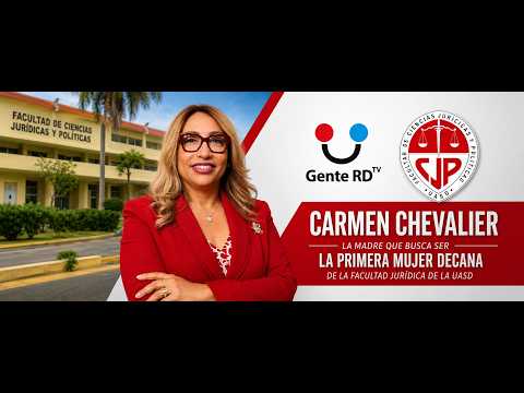 Carmen Chevalier la madre que busca ser la primera mujer decana de la Facultad Jurídica de la UASD