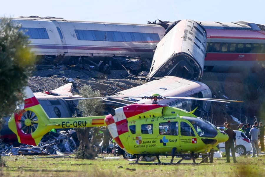 Decenas de fallecidos en accidente de tren en la provincia española de Toledo