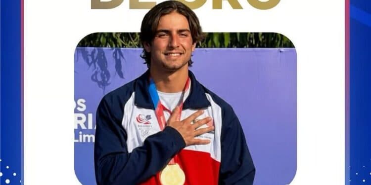 Paolo Pigozzi conquista el oro en esquí acuático, van cuatro preseas doradas para República Dominicana
